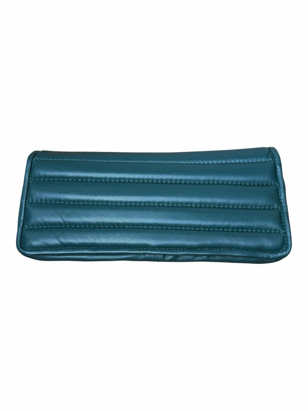 Anine Bing x Helena Christensen Natasha Clutch Leather Green